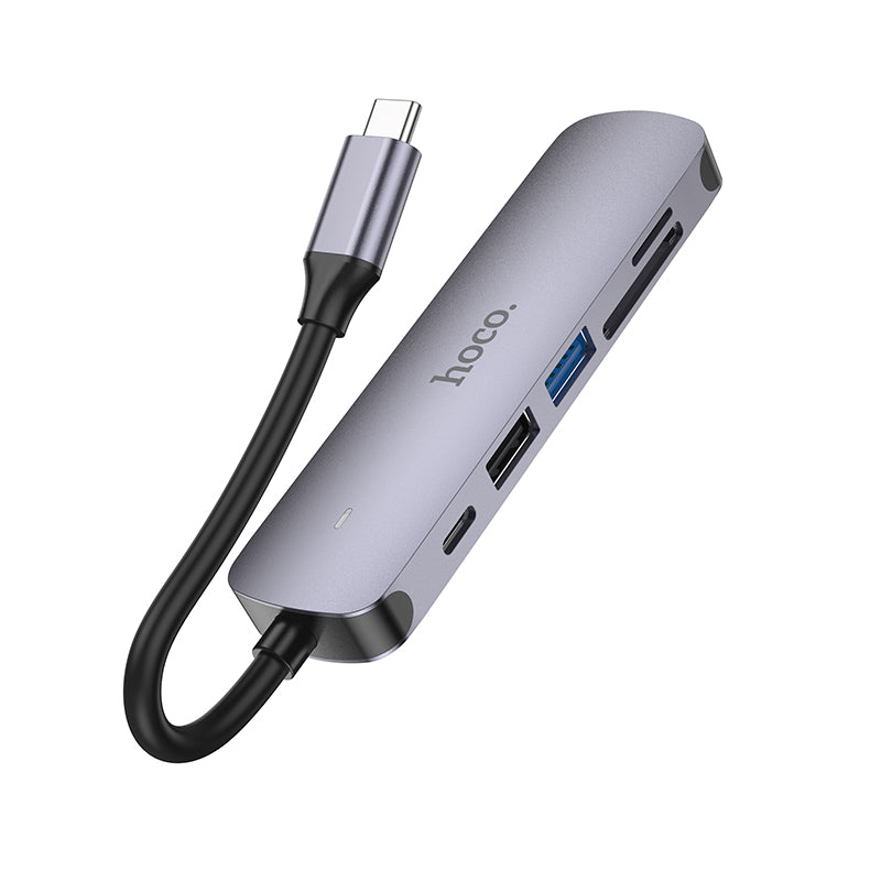 HB28 Type-C Multi-function Converter (HDTV+USB3.0+USB2.0+SD+TF+PD) - hocotech