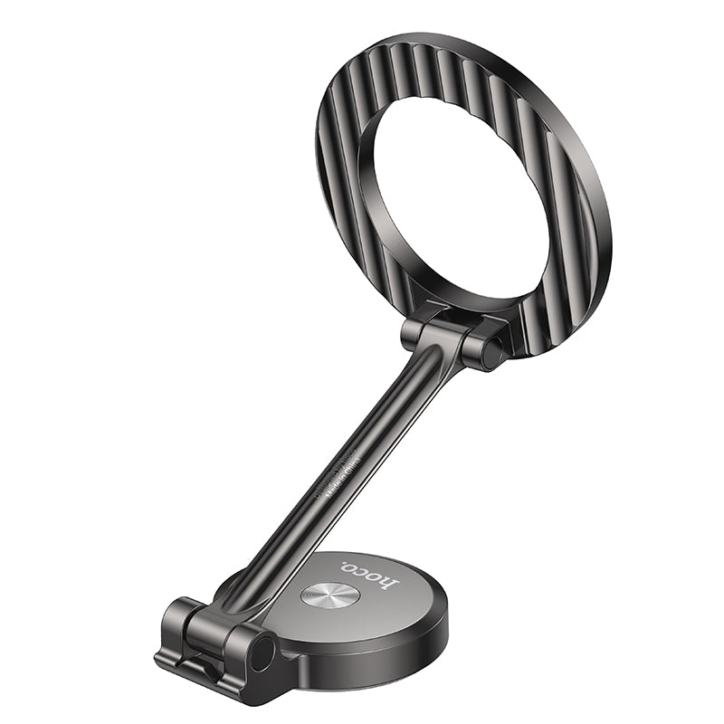 H51 Advantage Metal Ring Magnetic Car Phone Holder Dashboard Metal Gray Color - hocotech