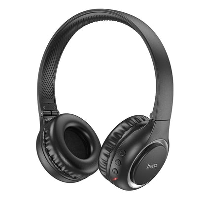W41 Comfortable Stereo Wireless Headphones Black Color - hocotech