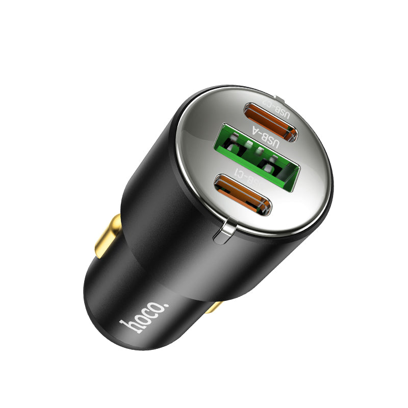 NZ6 Dual PD +QC 3.0 Three ports (2C1A) Car Phone Charger PD45W - hocotech