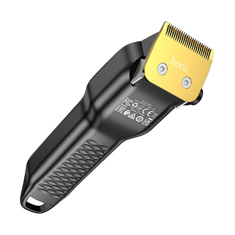 HP20 Electric Hair Clipper with Digital Display Black & Gold Color - hocotech