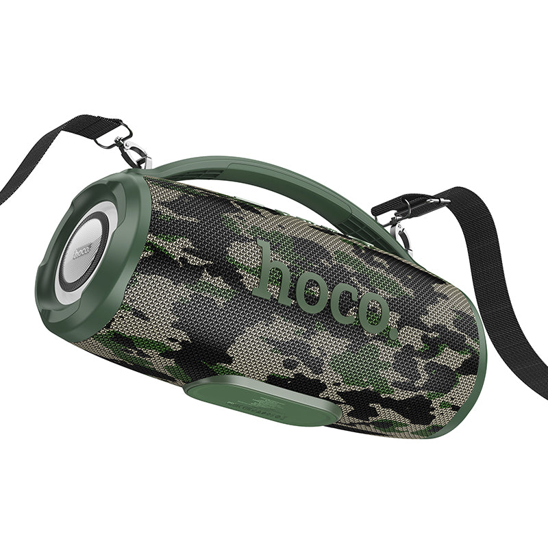 HA4 Powerfull Outdoor Bluetooth Speaker (Black & Camouflage Green Color) - hocotech