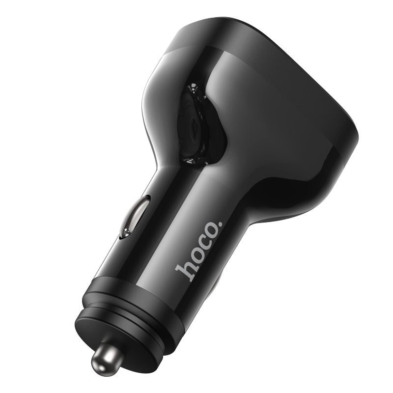 NZ11 Guide PD72W Four Ports (2C2A) Car Charger Black Color - hocotech