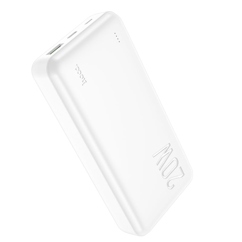 J87A Tacker Large Capacity Power Bank PD20W+QC3.0 20000mAh (Black, White Color) - hocotech