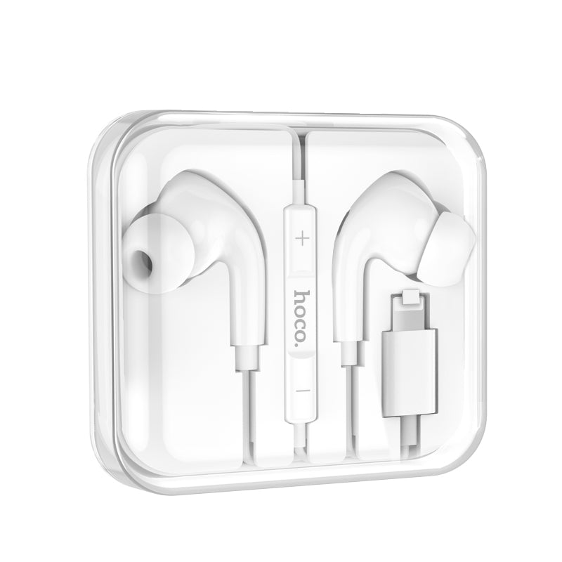 M111 Pro Primero Digital Headset iP with Volume Adjustment White Color - hocotech