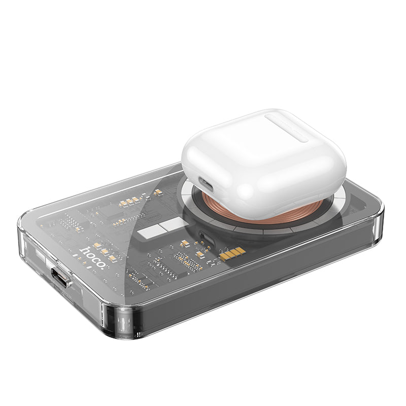 Q14 Transparent PD20W Magnetic Fast Charge Power Bank 5000mAh - hocotech