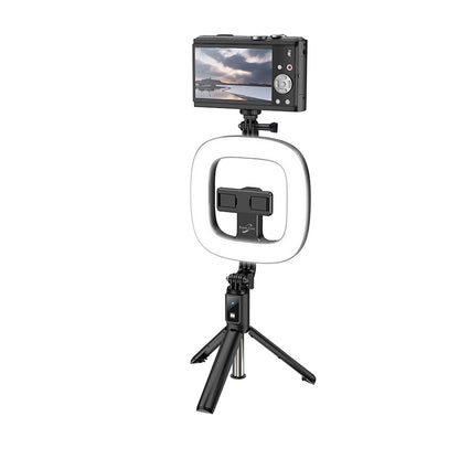 LV03 Plus Fill Light Live Streaming Stand Black Color - hocotech