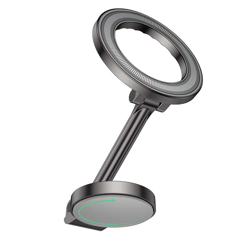 H51 Advantage Metal Ring Magnetic Car Phone Holder Dashboard Metal Gray Color - hocotech