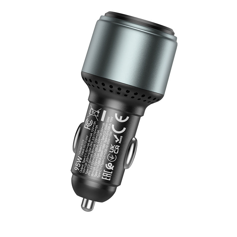 NZ9 High Power Fasr Charging 95W Three-port (2C1A) Car Phone Charger - hocotech