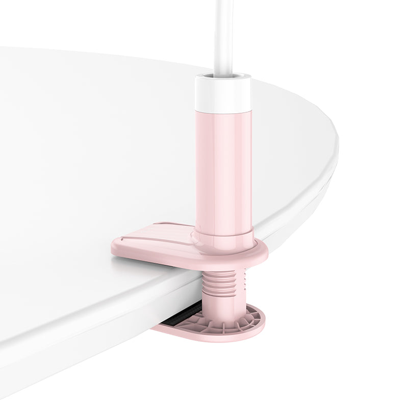 PH23 Balu Mobile Phone Stand Pink White Color - hocotech