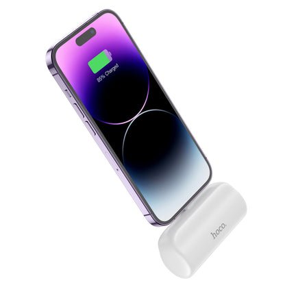 J106 Pocket Power Bank with Folding Stand iP 5000mAh (Black, White Color) - hocotech