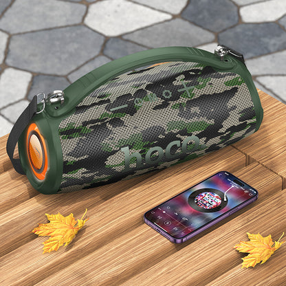 HA4 Powerfull Outdoor Bluetooth Speaker (Black & Camouflage Green Color) - hocotech