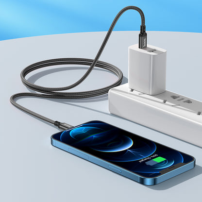 X14 Super Fast Double Speed PD Charging Data Cable for iP (L=2M) - hocotech