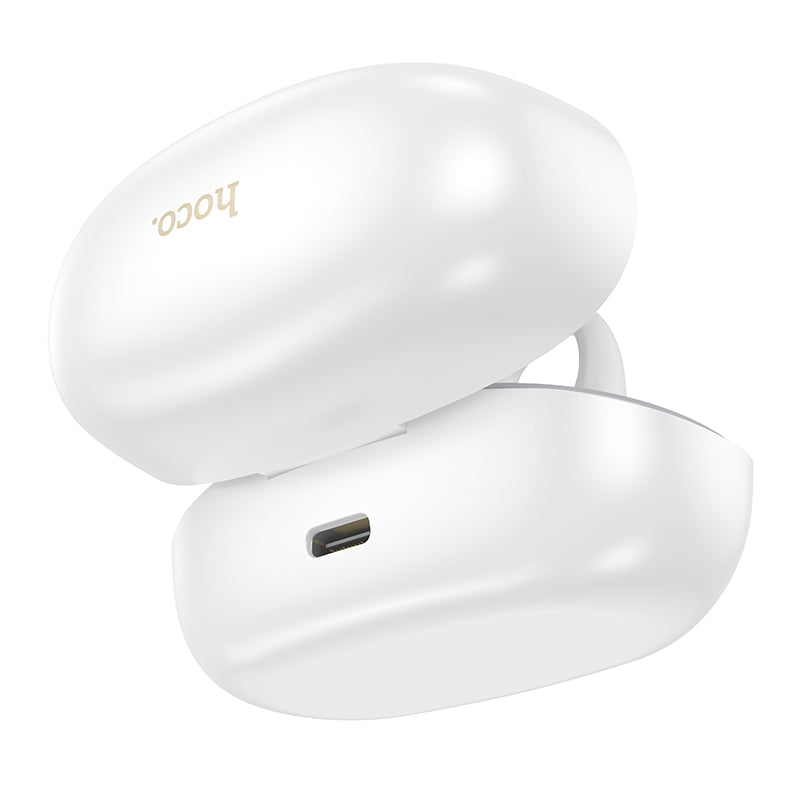 EW57 Auspicious Clip-on True Wireless Bluetooth Headset (Black,White Color) - hocotech