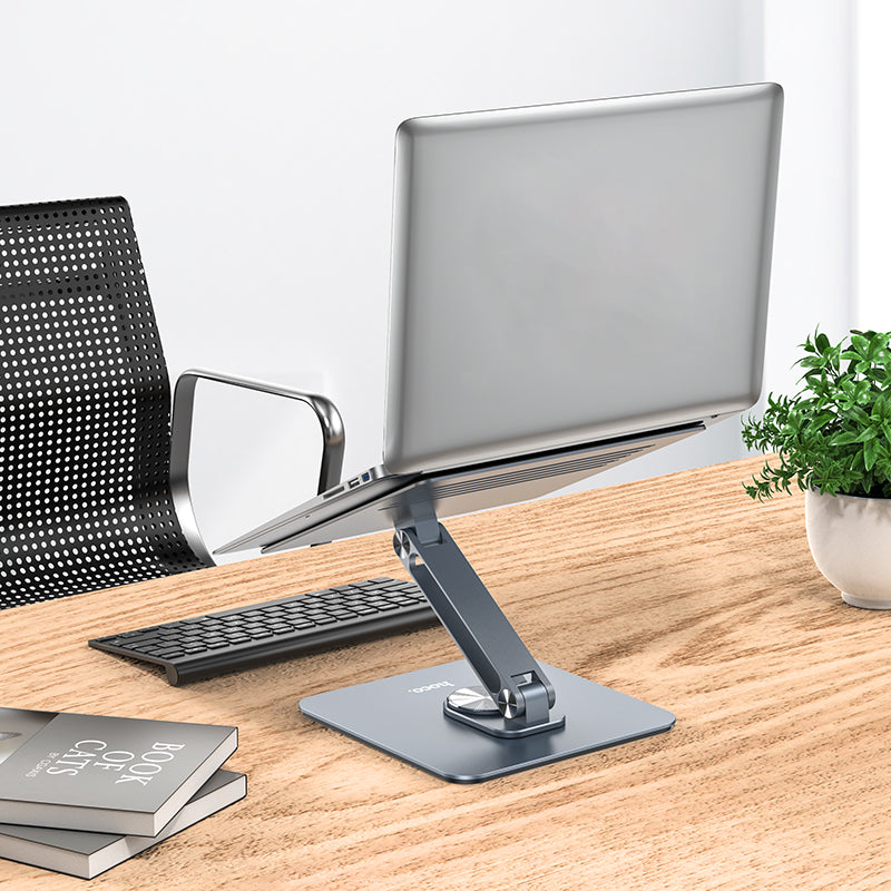 PH52 Plus Aluminum Alloy Laptop Desktop Holder Metal Gray Color - hocotech