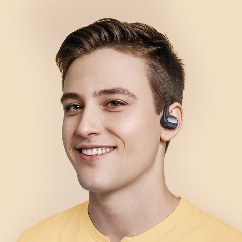 EA4 Cloud Open True Wireless BT Headset (Black, Milky White Color) - hocotech
