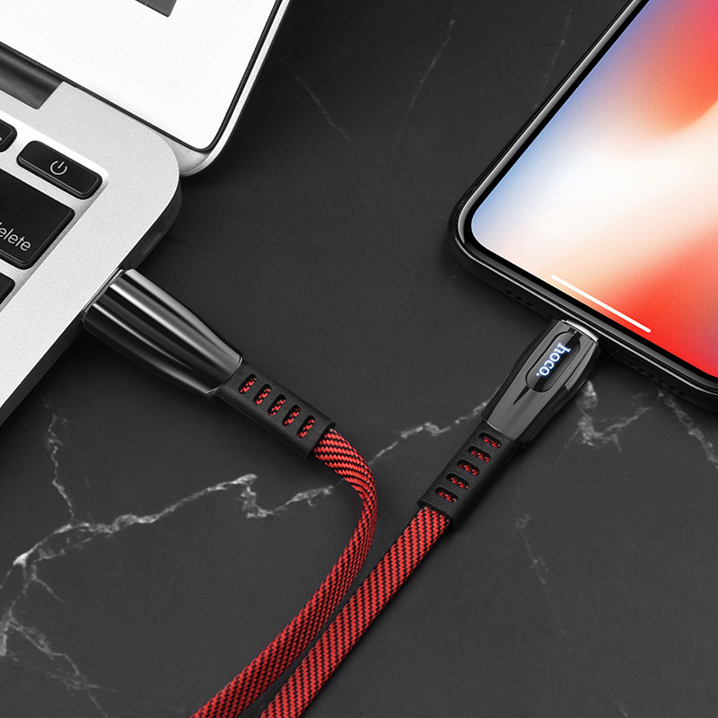 U70 Splendor Anti-Bending Charging Data Cable for iP - hocotech