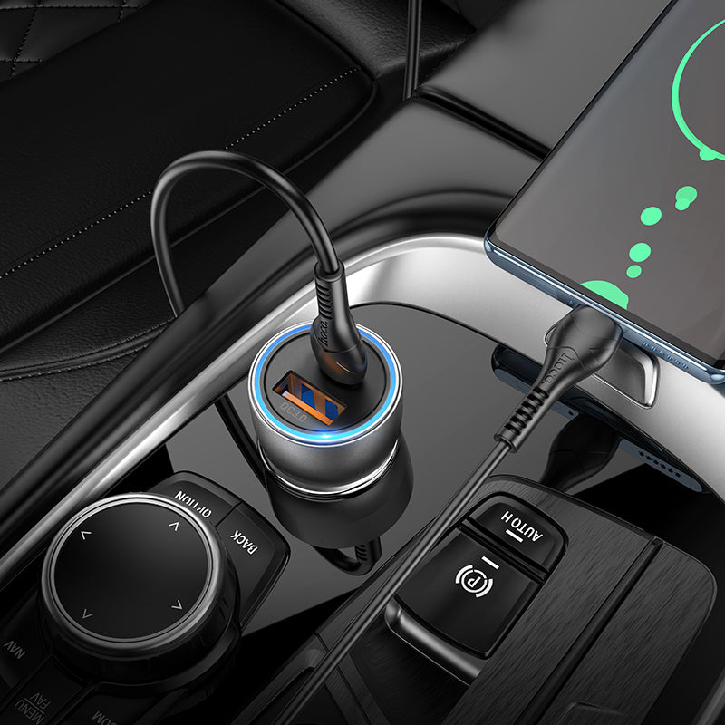 NZ8 Sprinter 43W Dual Port PD25W + QC3.0 Car Phone Charger - hocotech