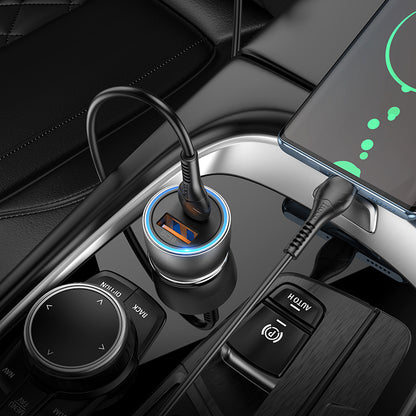NZ8 Sprinter 43W Dual Port PD25W + QC3.0 Car Phone Charger - hocotech