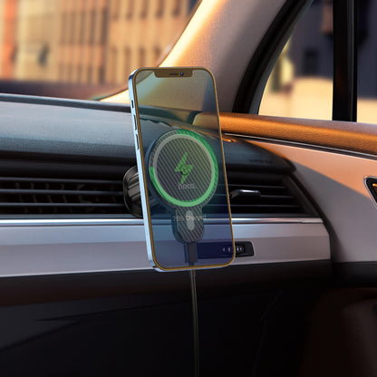 CA85 Ultra-fast Magnetic Wireless Charging Car Holder - hocotech