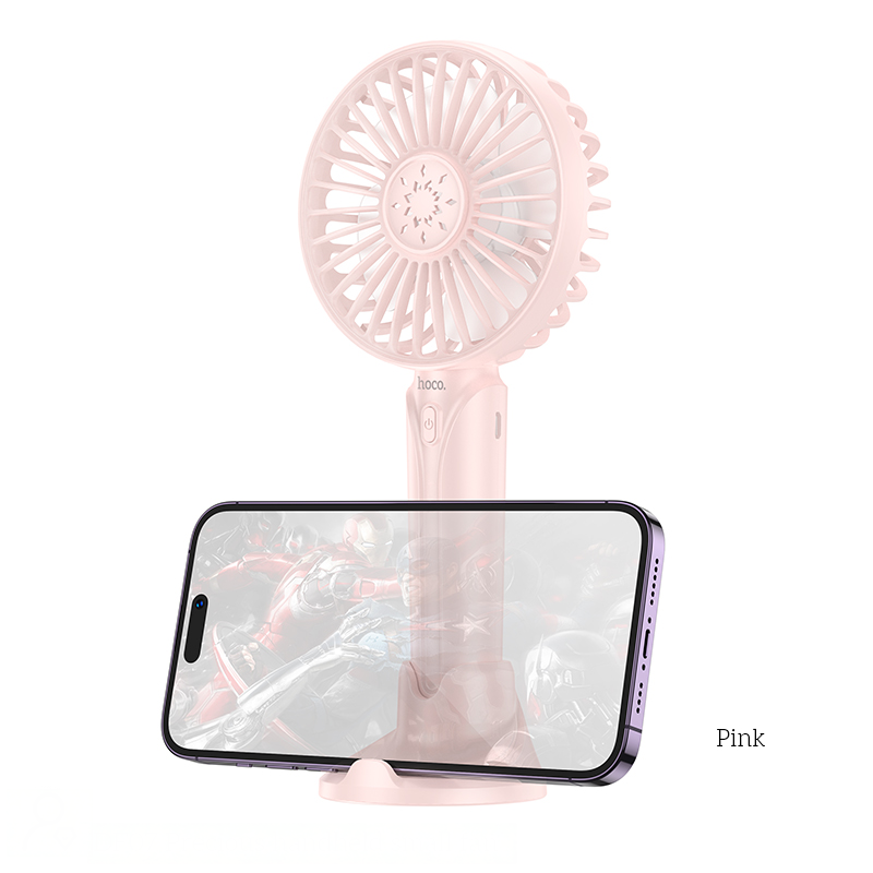 HOCO DF07 Cool Easy Handheld Small Fan White Color - hocotech