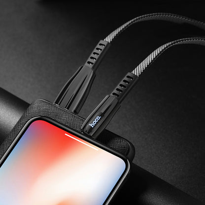 U70 Splendor Anti-Bending Charging Data Cable for iP - hocotech