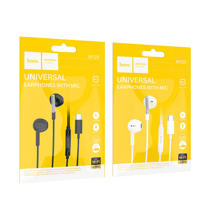 M123 Glory Universal Digital Earphones with Microphone Type-C - hocotech