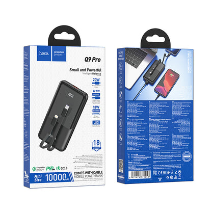 Q9 Pro 22.5W+PD20W Fully Compatible Wired Power Bank 10000mAh - hocotech