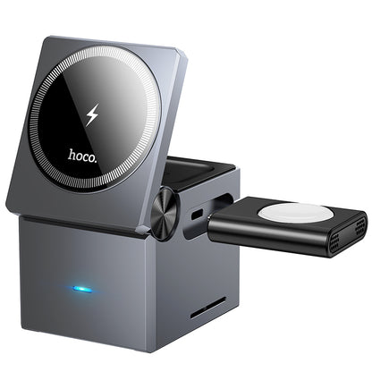 CQ8 Folding 3-in-1 Magnetic Wireless Fast Charger - hocotech